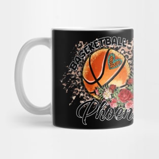 Aesthetic Pattern Phoenix Basketball Gifts Vintage Styles Mug